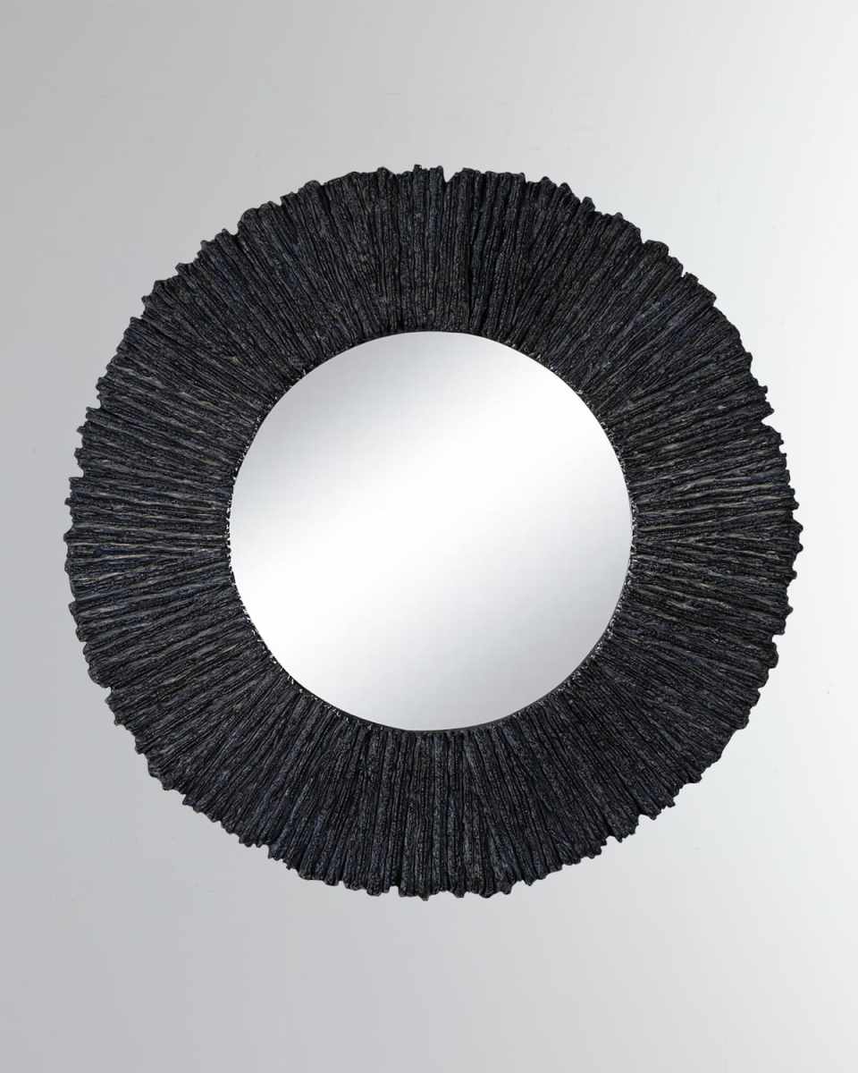 Slate 36" Round Wall Mirror